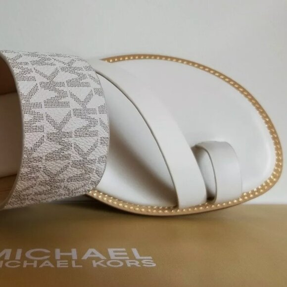 MICHAEL KORS PRATT FLAT SANDAL SIZE 7.5 - Picture 3 of 5